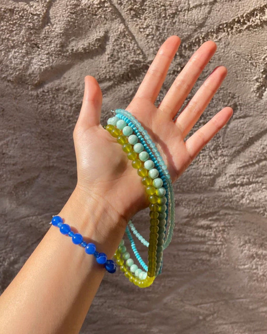 Project Bon - Bracelet Splash - Bleu