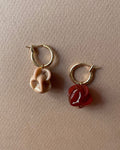 Project Bon - Boucles D'Oreilles Souvenir Caramelos - Marron