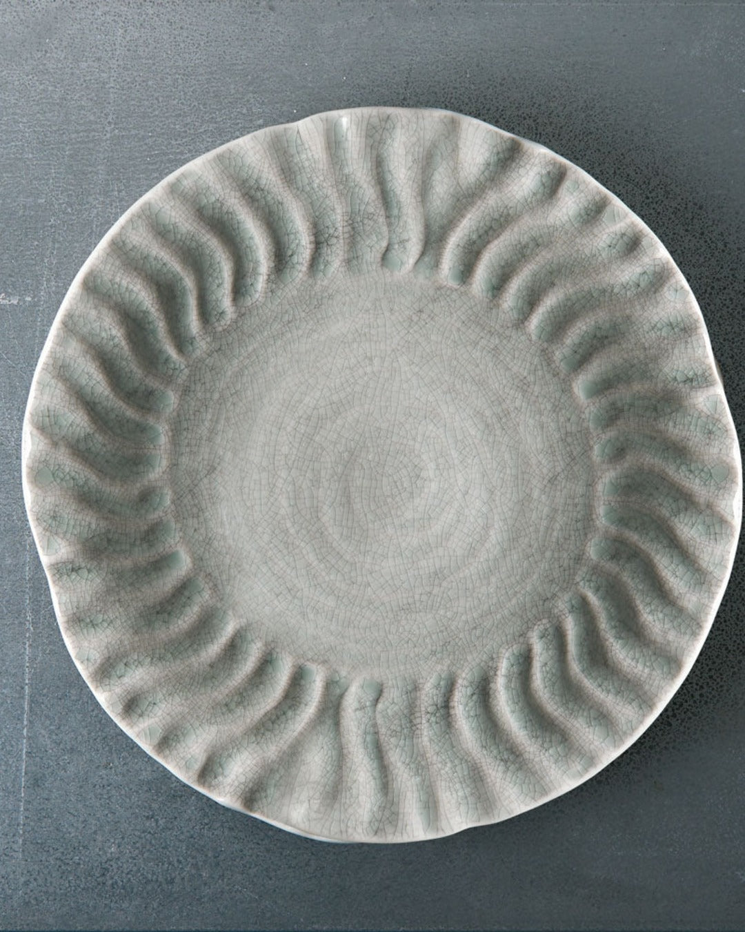 Jars Ceramistes - Large Deep Plate - Celadon Green