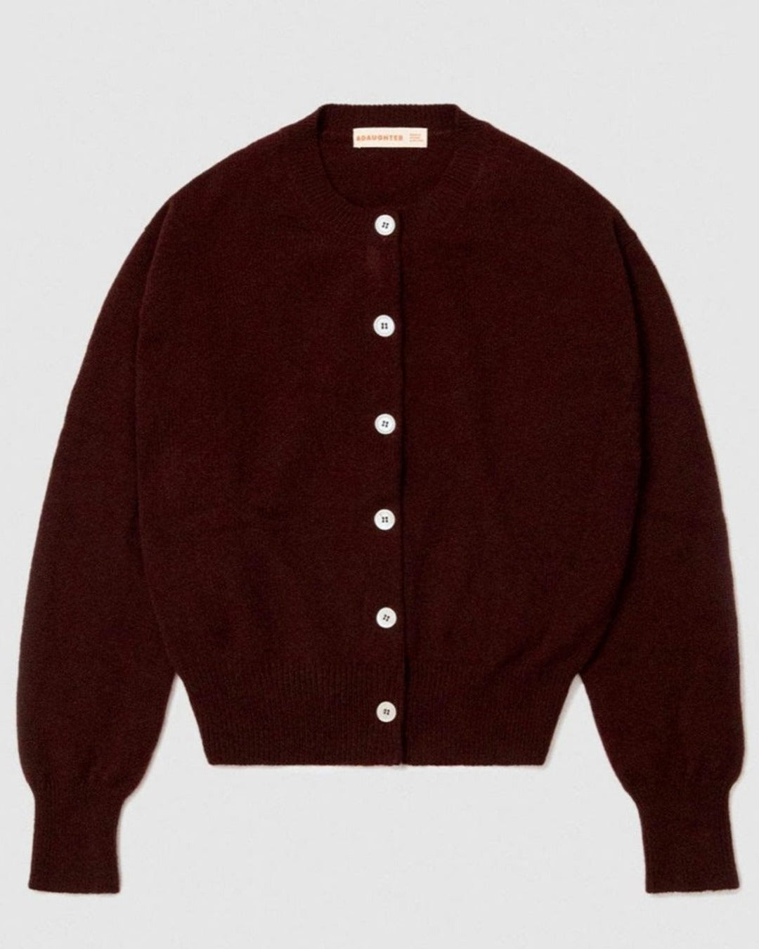 & Daughter - Ada Cardigan - Burgundy