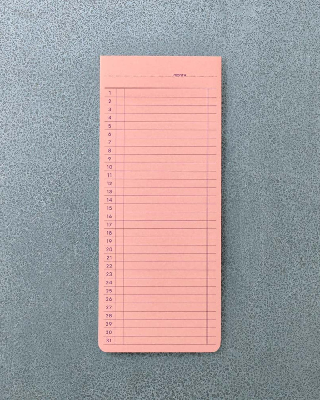 Penco - Bloc-Note Planner Mensuel - Rose