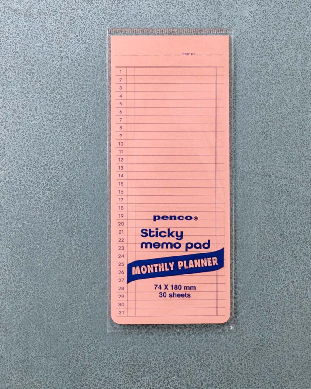 Penco - Bloc-Note Planner Mensuel - Rose