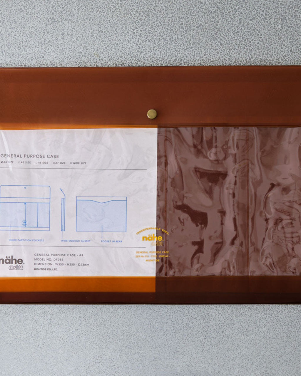 Náhe - Pochette Polyvalente Pour Documents - Marron