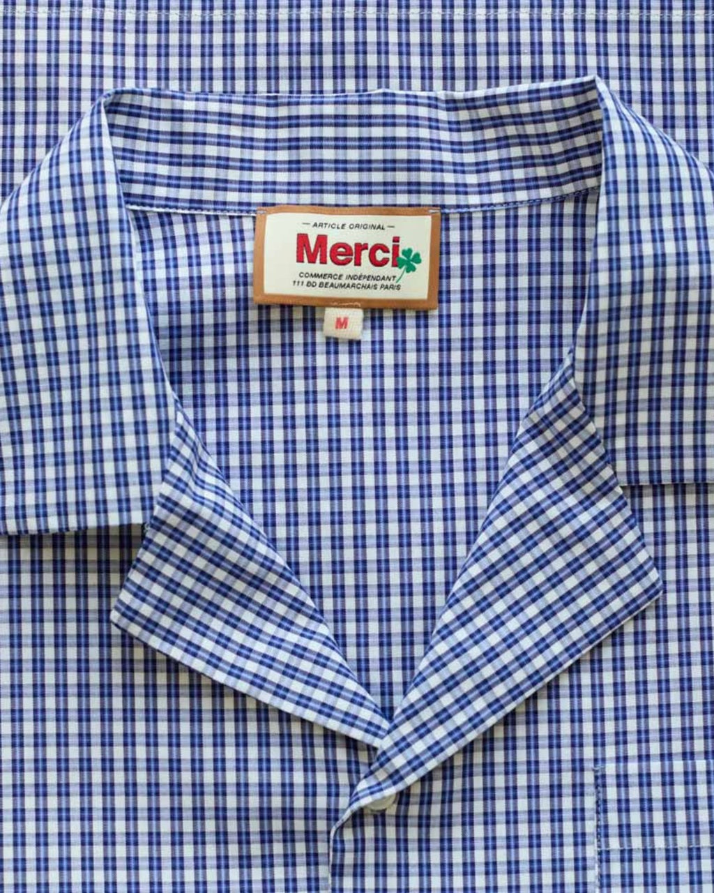 Merci - Cotton Pajamas - Checks Blue