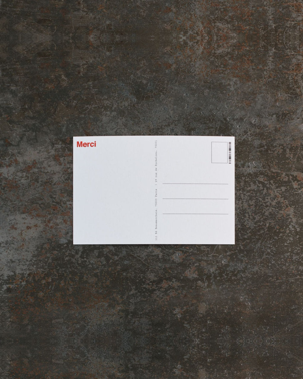 Merci - Postcard - Greetings from