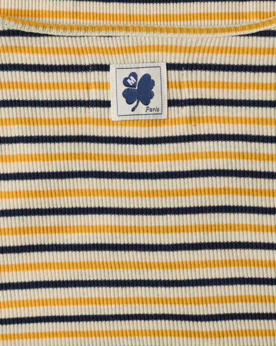 Merci - Carla T-shirt - Navy & Yellow