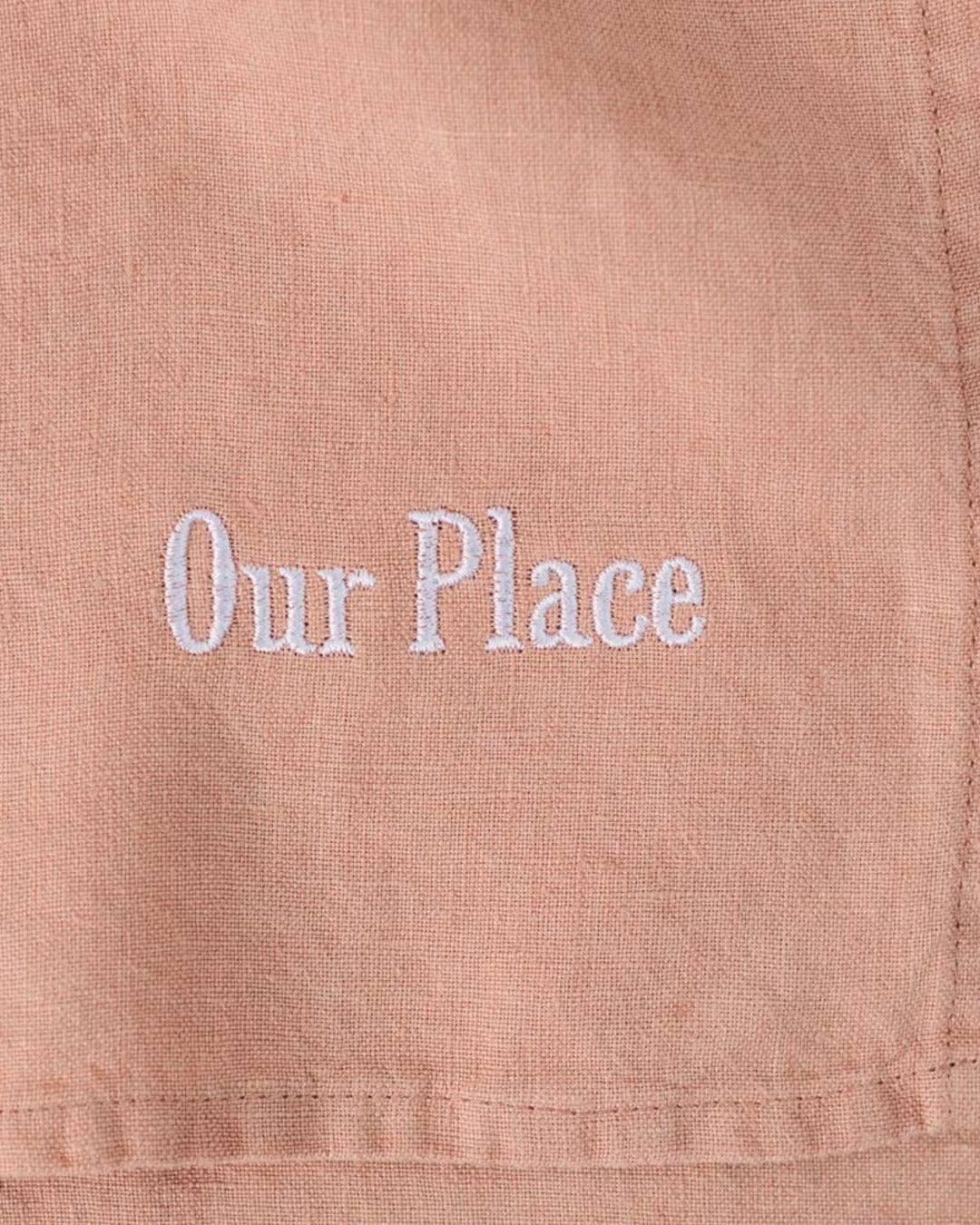 Merci x Our Place - Washed Linen Placemat - Clay Pink