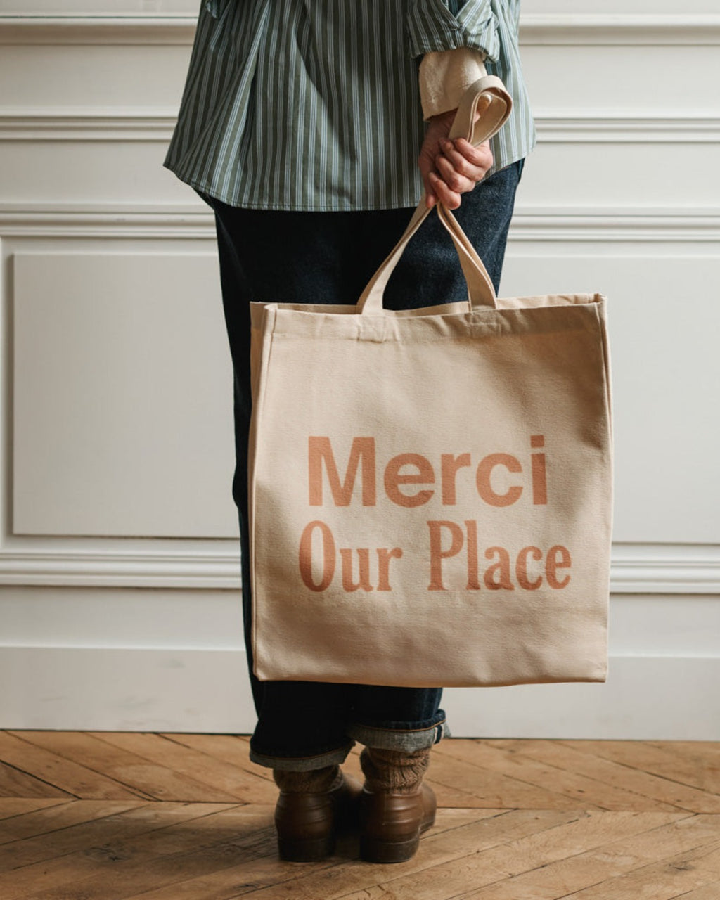 Merci x Our Place - Totebag - Ecru