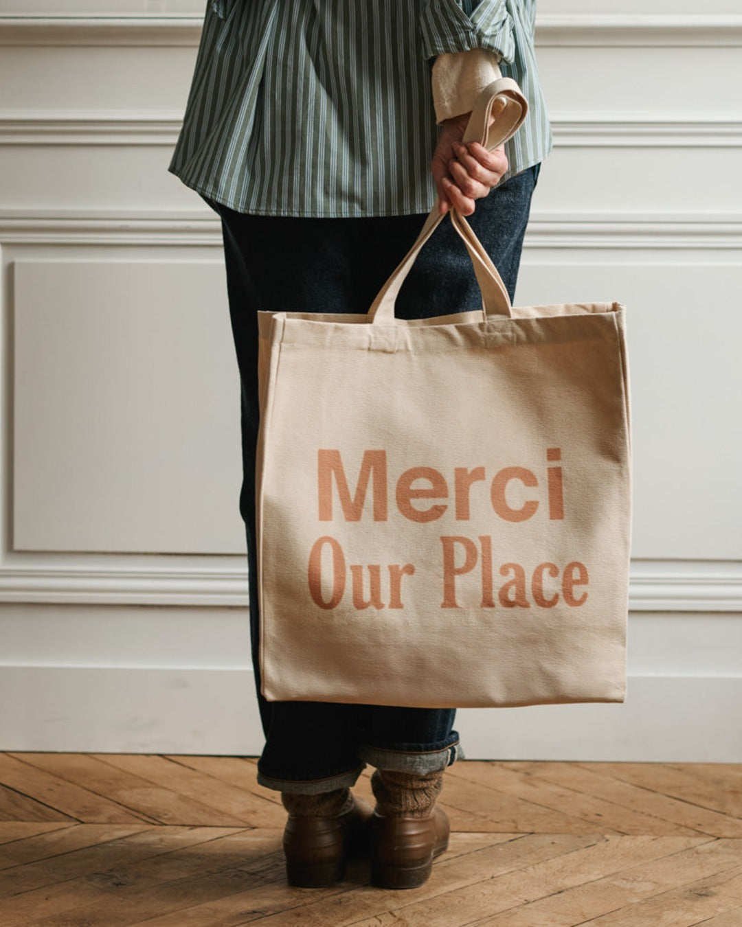 Merci x Our Place - Totebag - Ecru