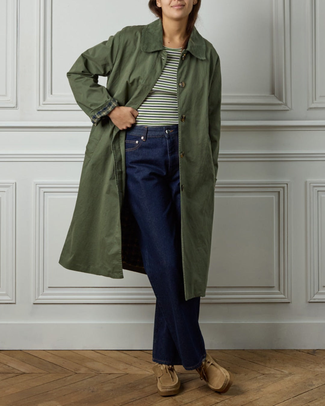Merci - Gaby Trench Coat - Khaki