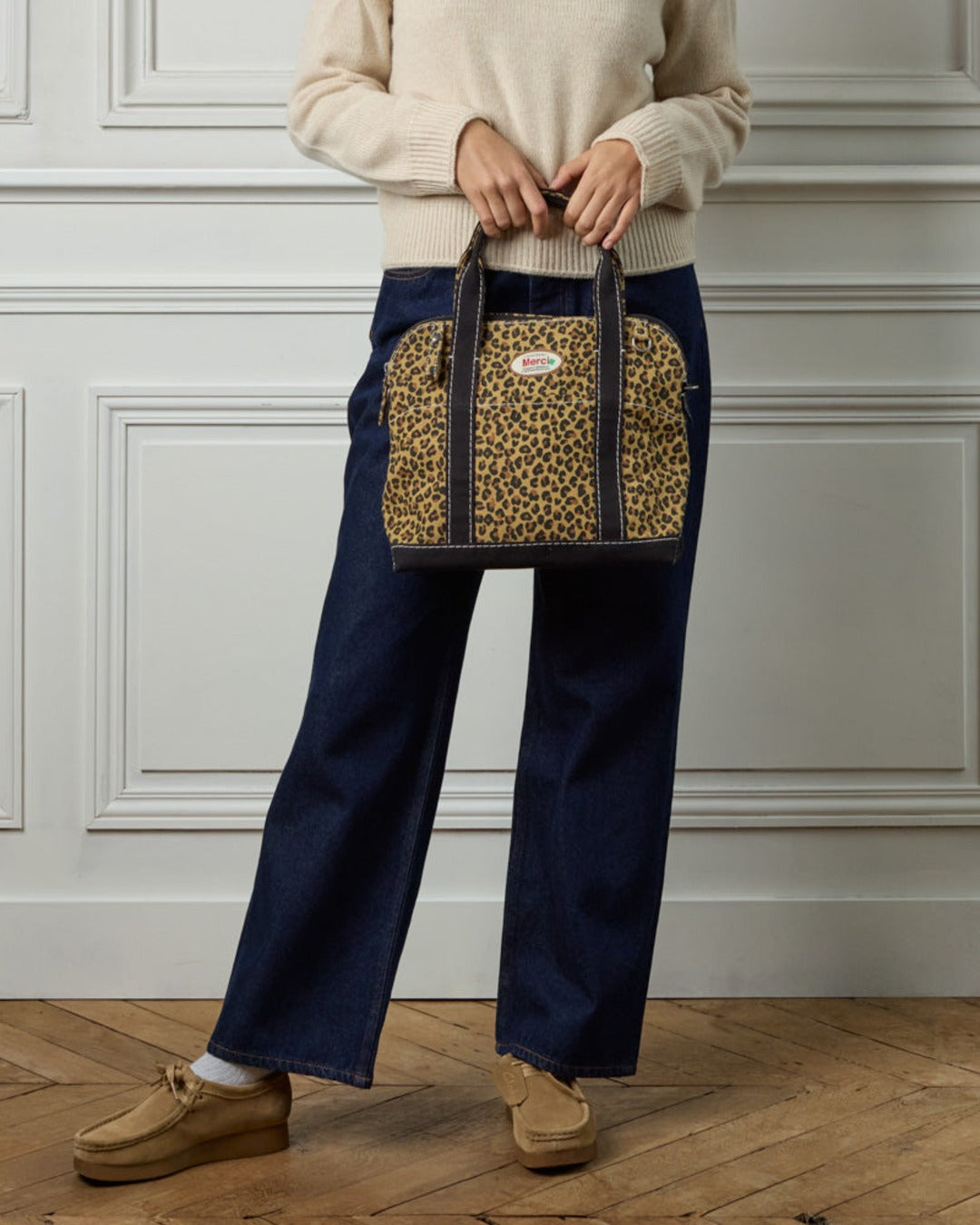 Merci - Paris Bag - Leopard & Black