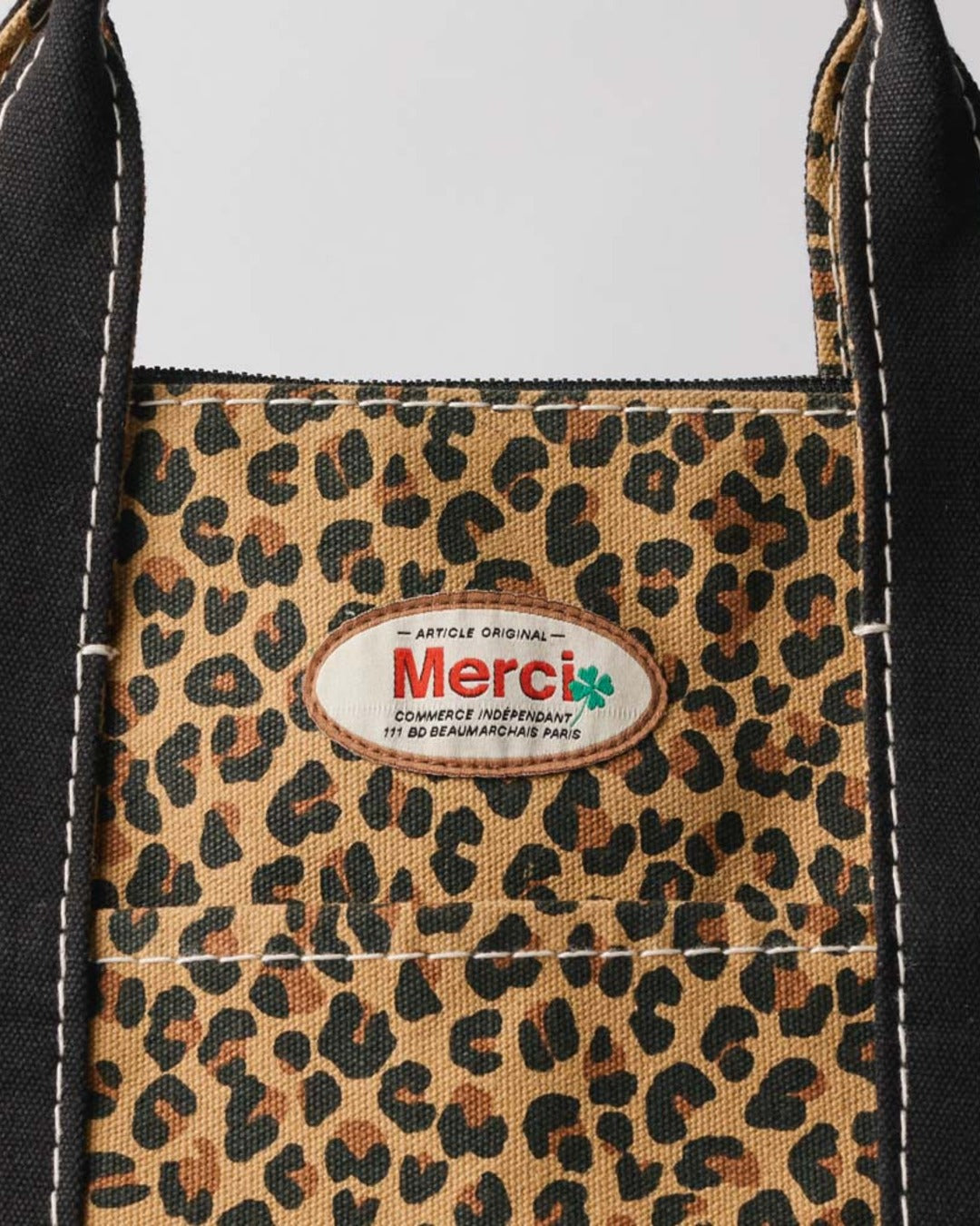 Merci - Paris Bag - Leopard & Black