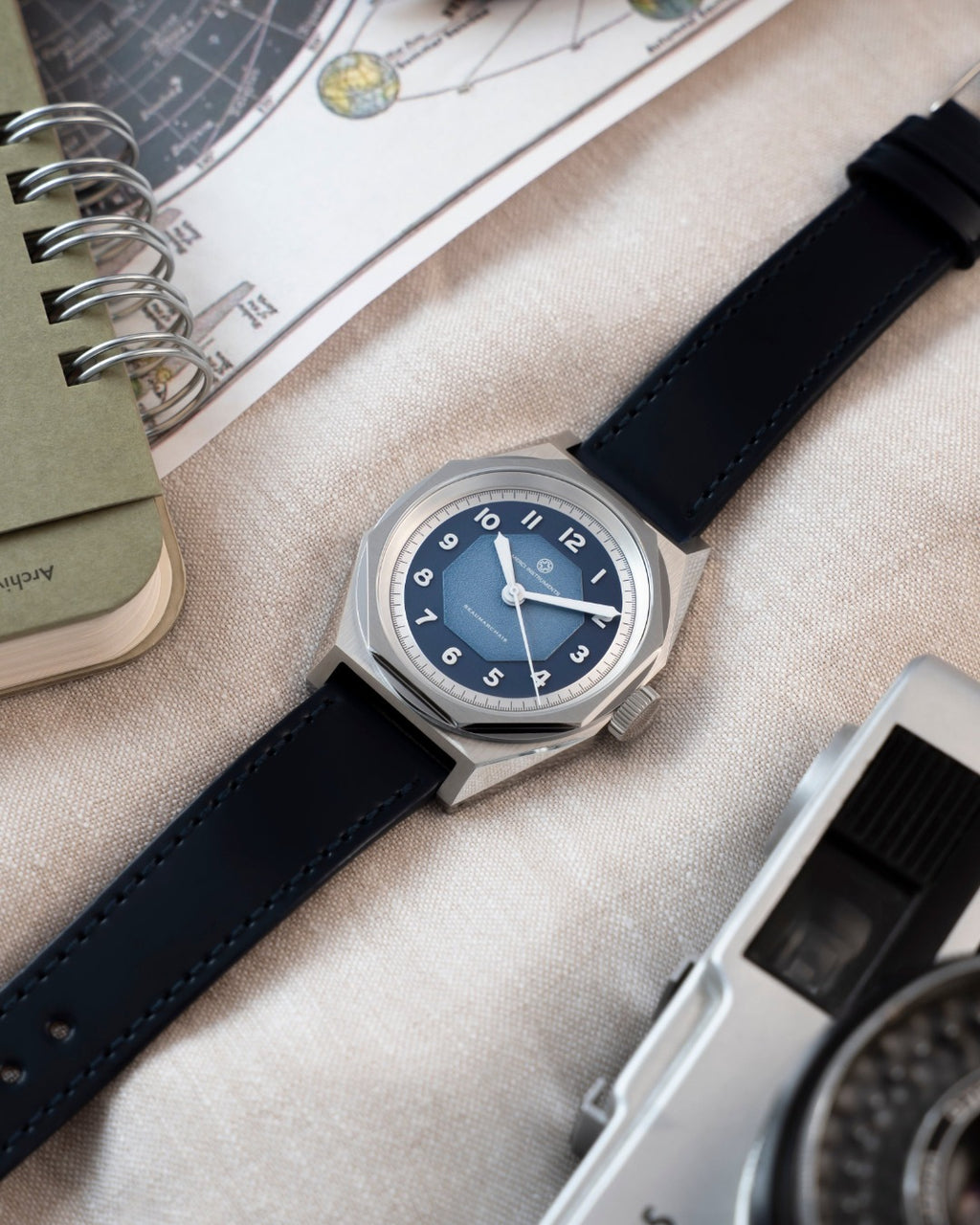 Merci - Montre Beaumarchais - Aeon Blue