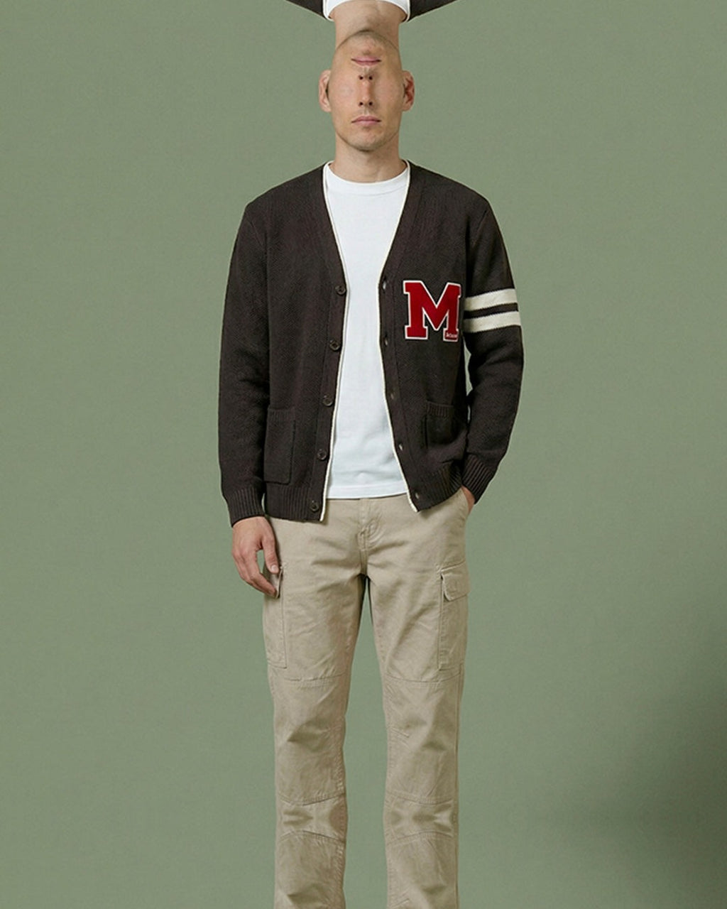 Merci x Nitto Knitwear - Cardigan Youri - Marron