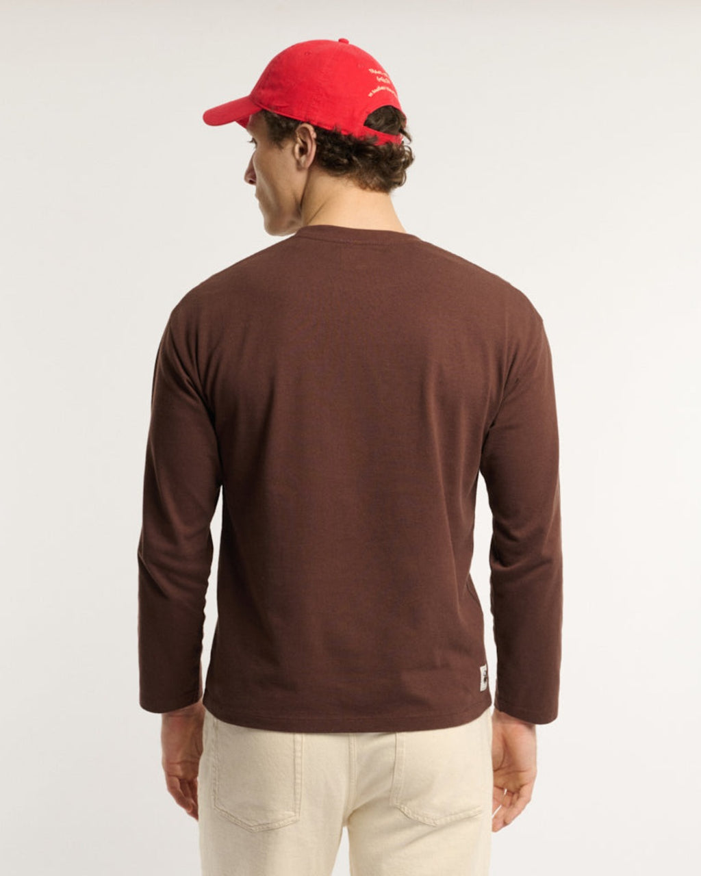 Merci - Aurelien LS T-shirt - Brown