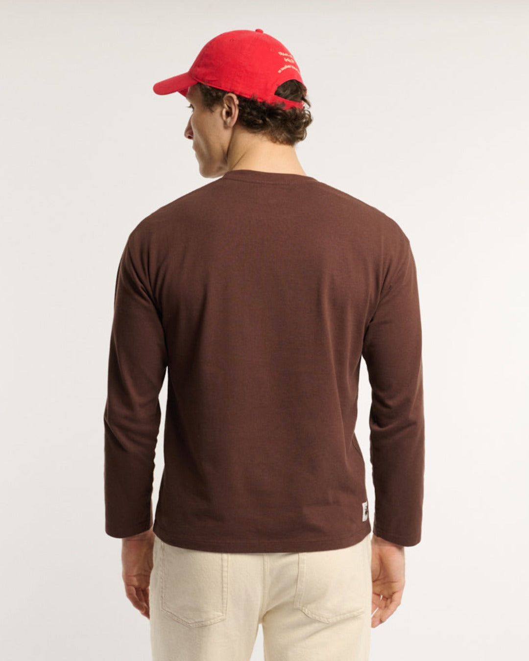 Merci - Aurelien LS T-shirt - Brown