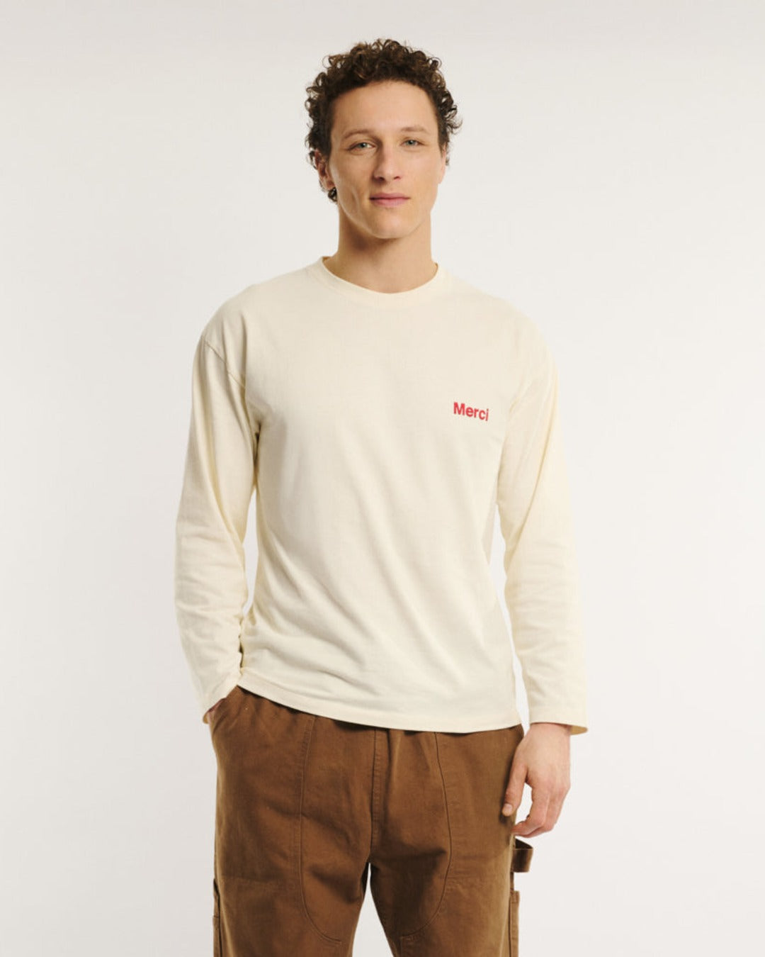 Merci - T-Shirt Aurelien Ml - Off White