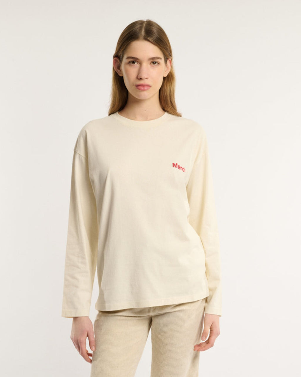 Merci - T-Shirt Aurelien Ml - Off White