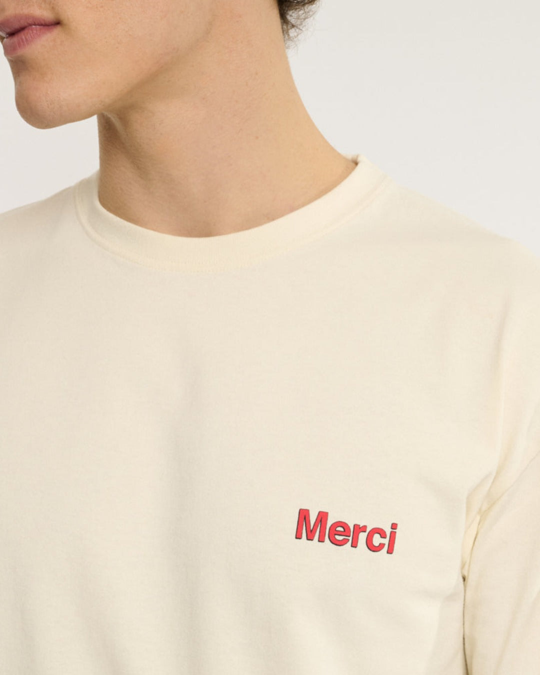 Merci - T-Shirt Aurelien Ml - Off White