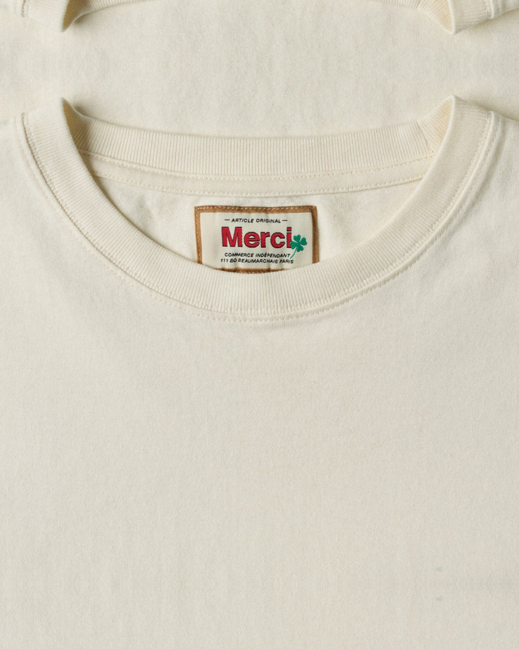 Merci - T-Shirt Aurelien Ml - Off White