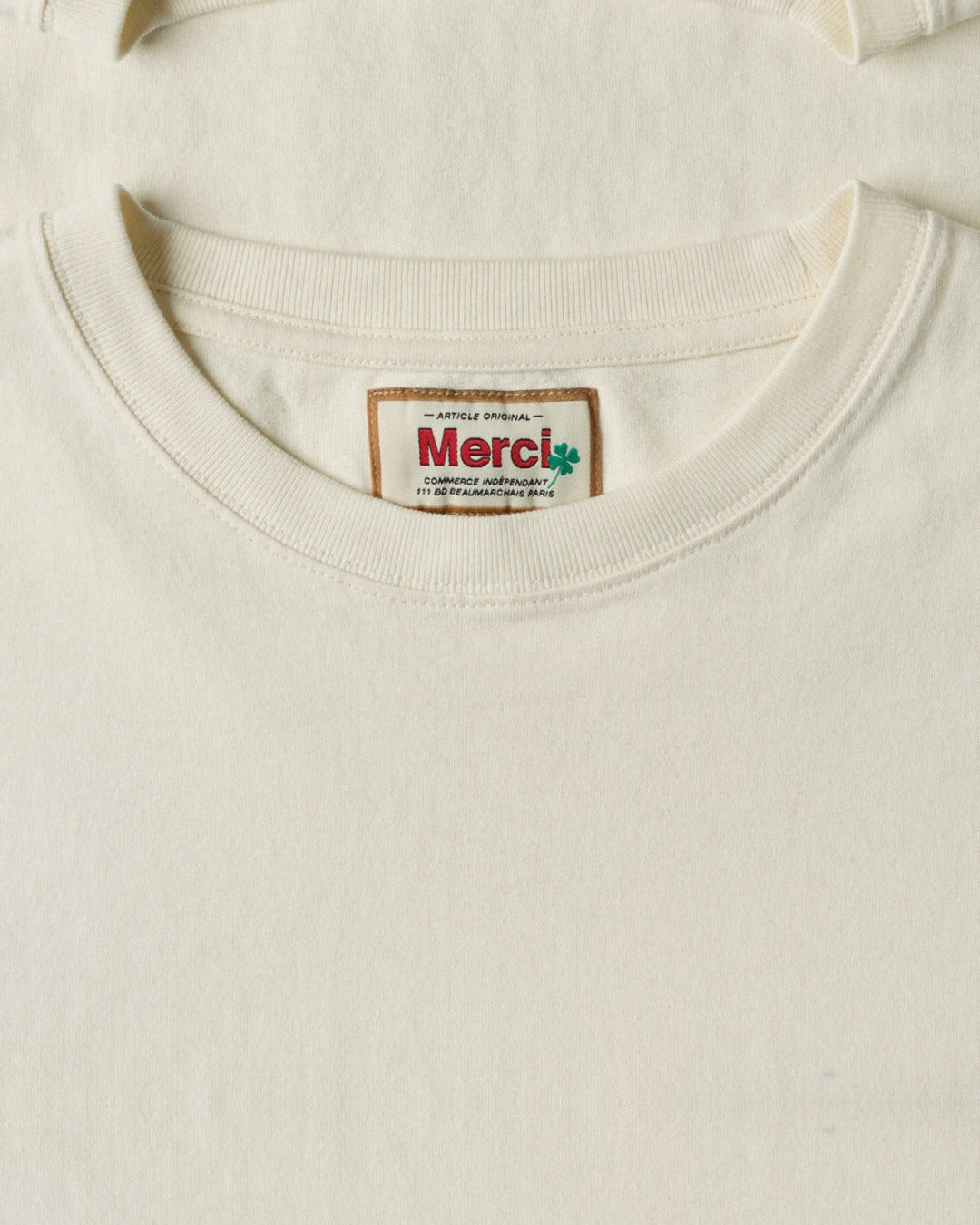 Merci - T-Shirt Aurelien Ml - Off White