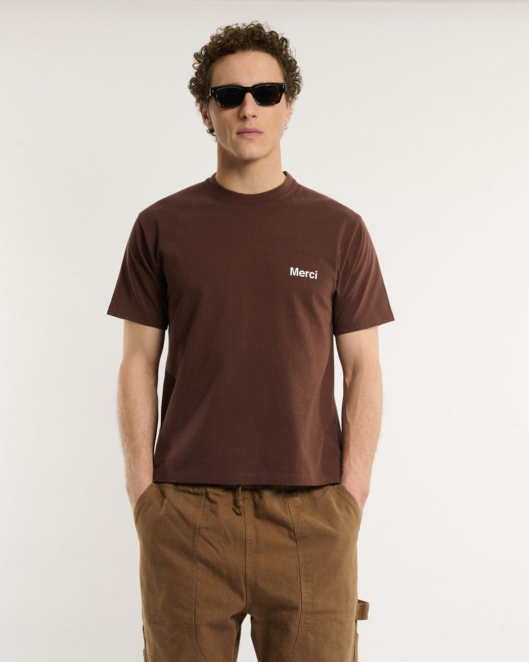 Merci - T-Shirt Aurelien - Marron