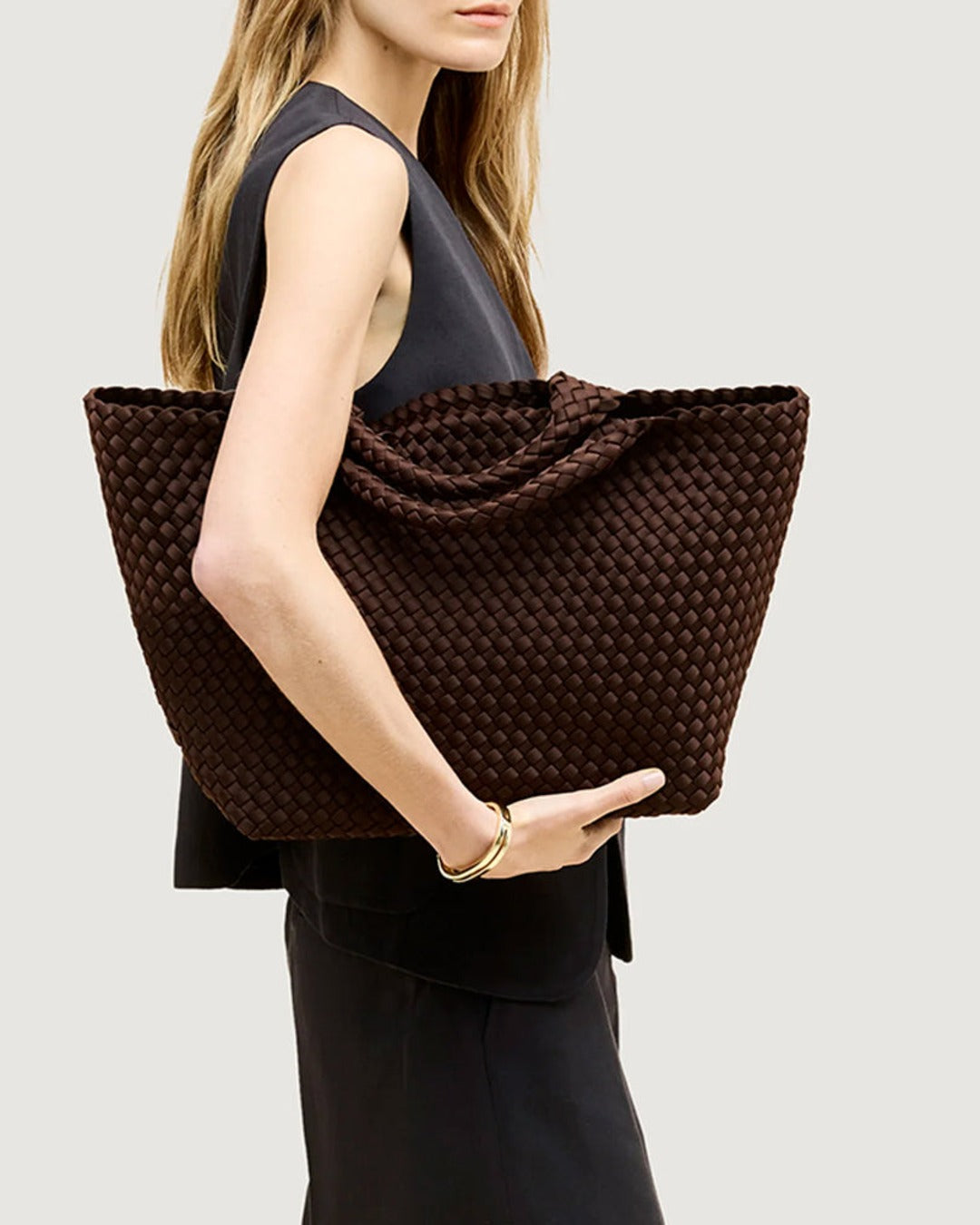 Naghedi - St Barths Medium Tote - Chocolat