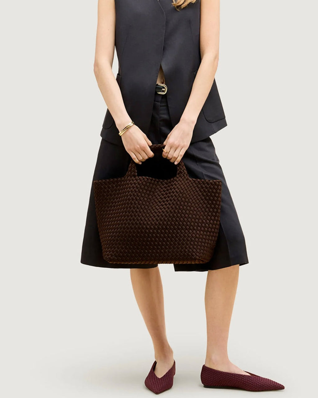 Naghedi - St Barths Medium Tote - Chocolat