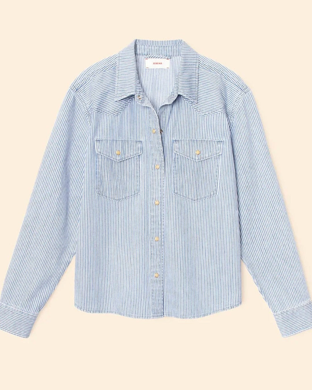 Xirena - Chemise Byron Denim - Bleu Railroad