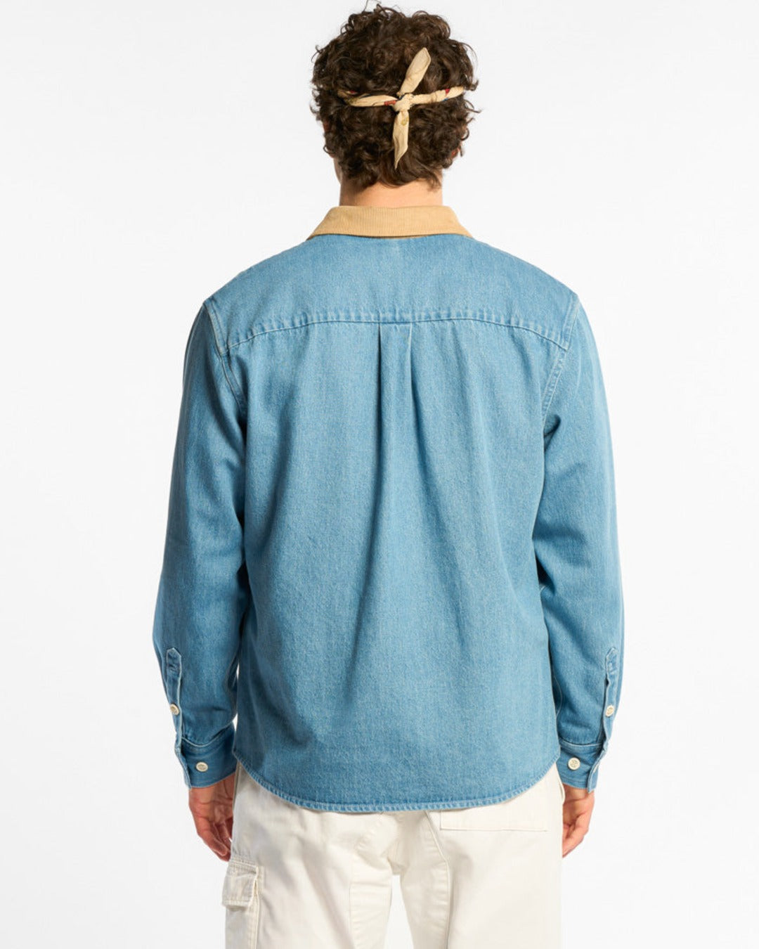 Au Vieux Campeur - Congés Payés - Chemise Marcel - Bleu & Blanc