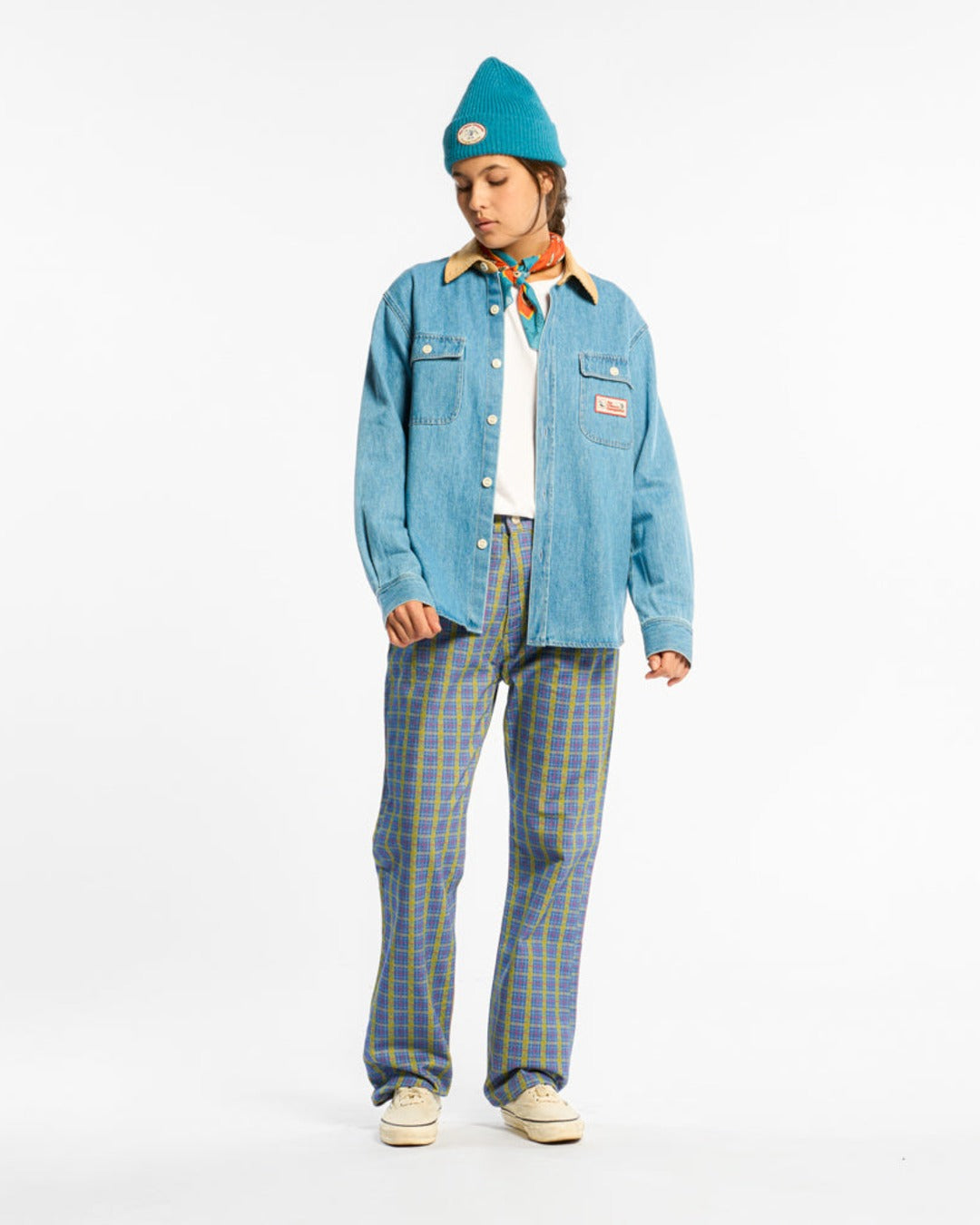 Au Vieux Campeur - Congés Payés - Chemise Marcel - Bleu & Blanc
