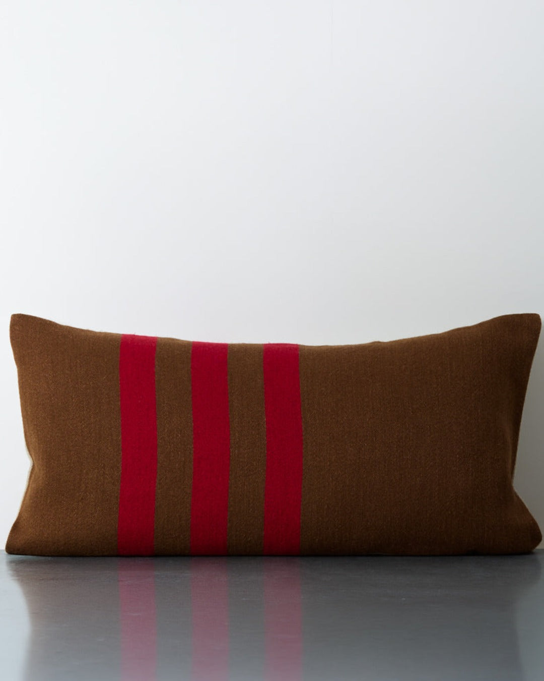 Libeco - Manitoba Rectangular Cushion - Red Stripes