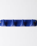 Zangra - Patere 4 Crochets En Porcelaine - Bleu