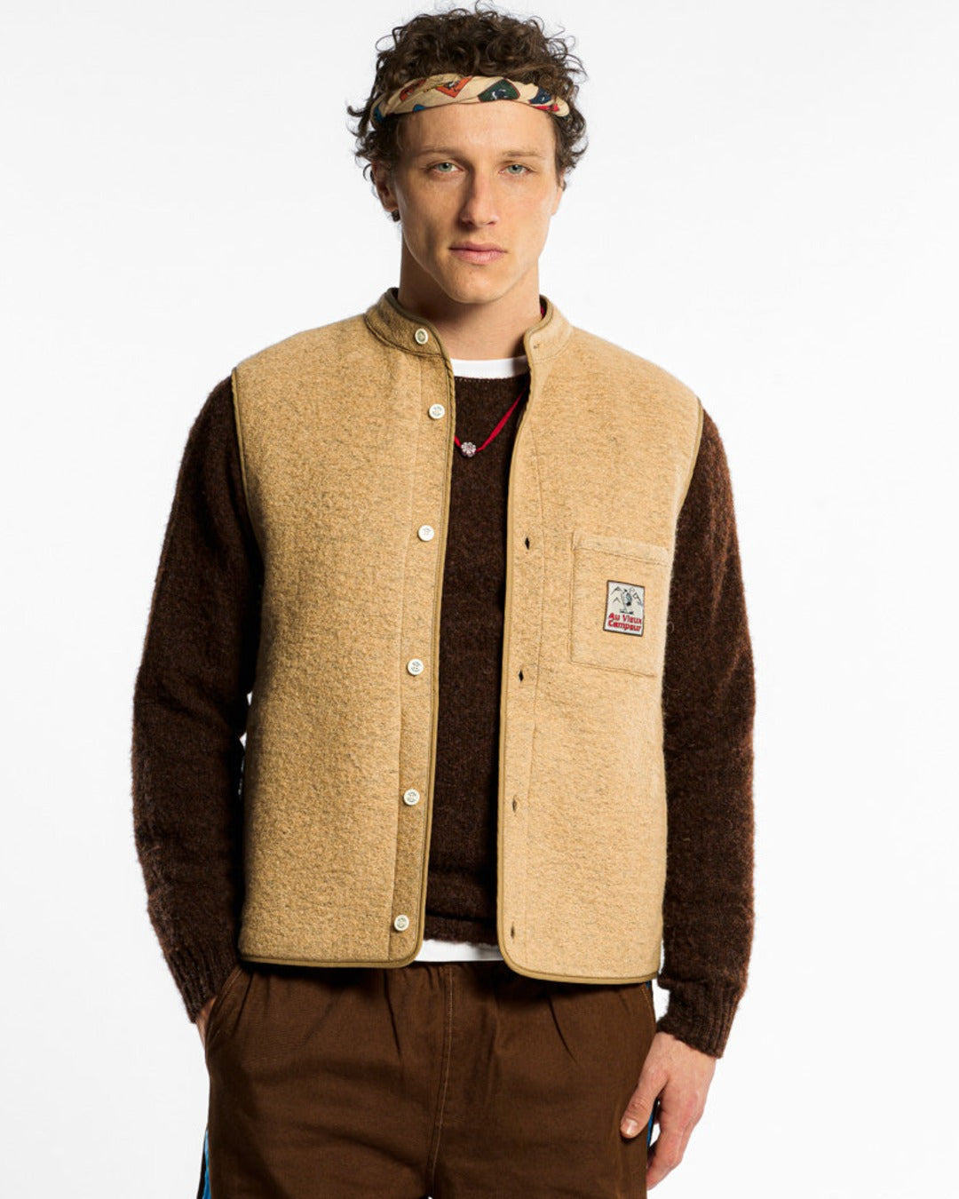 Au Vieux Campeur - Congés Payés - Sleeveless vest - Beige