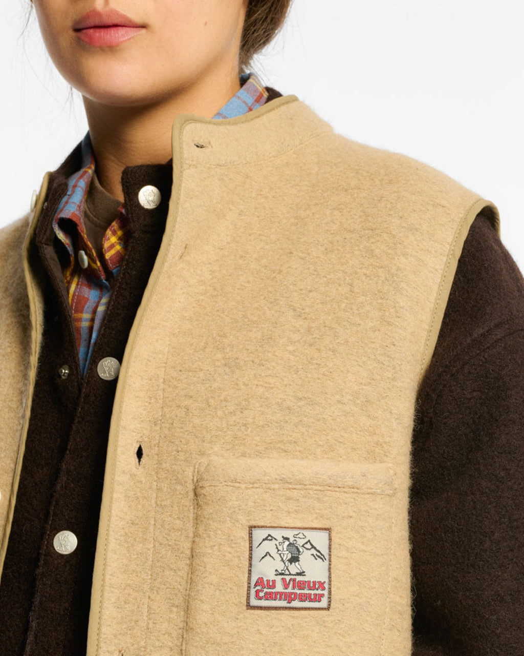 Au Vieux Campeur - Congés Payés - Sleeveless vest - Beige