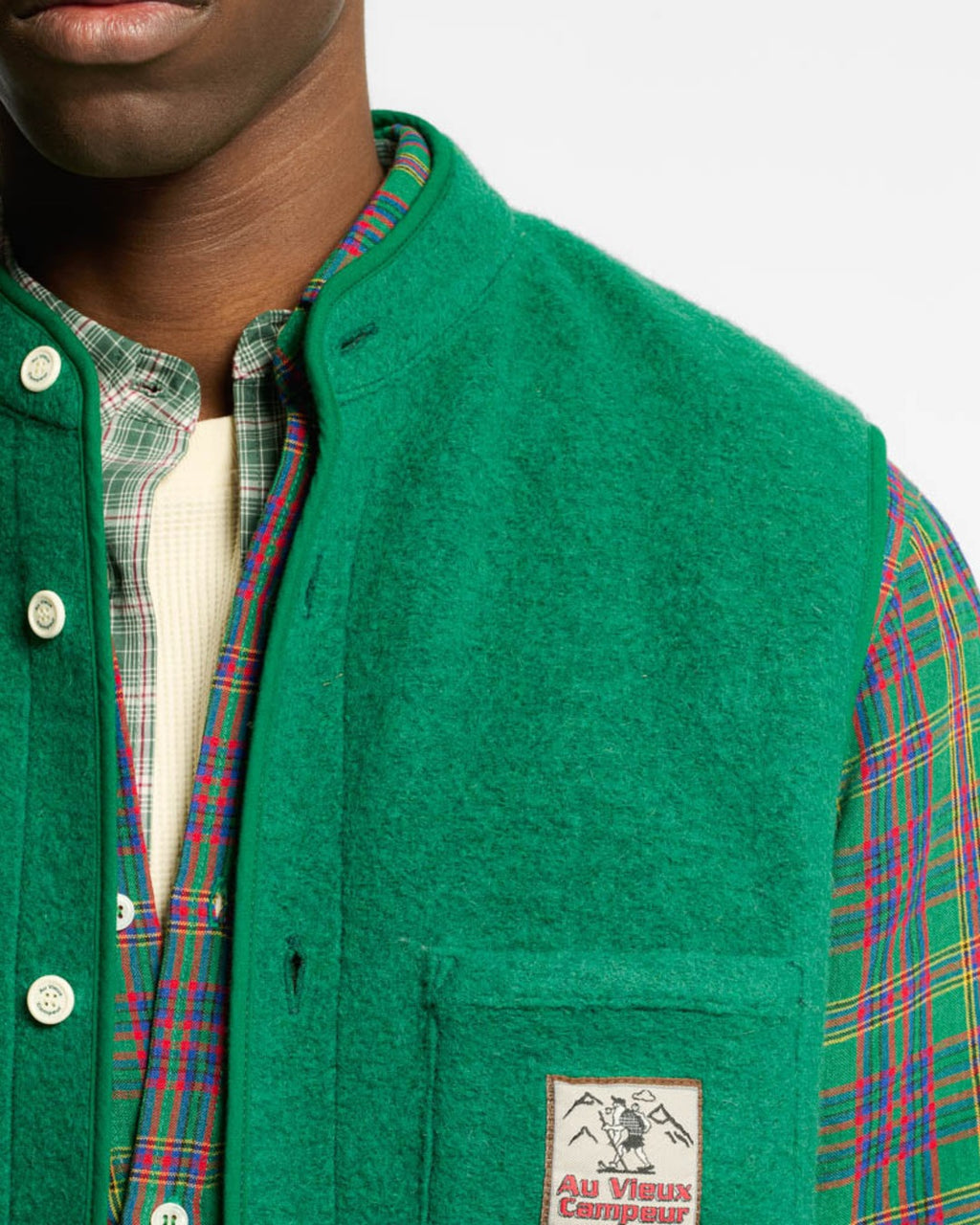 Au Vieux Campeur - Congés Payés - Sleeveless vest - Forest Green