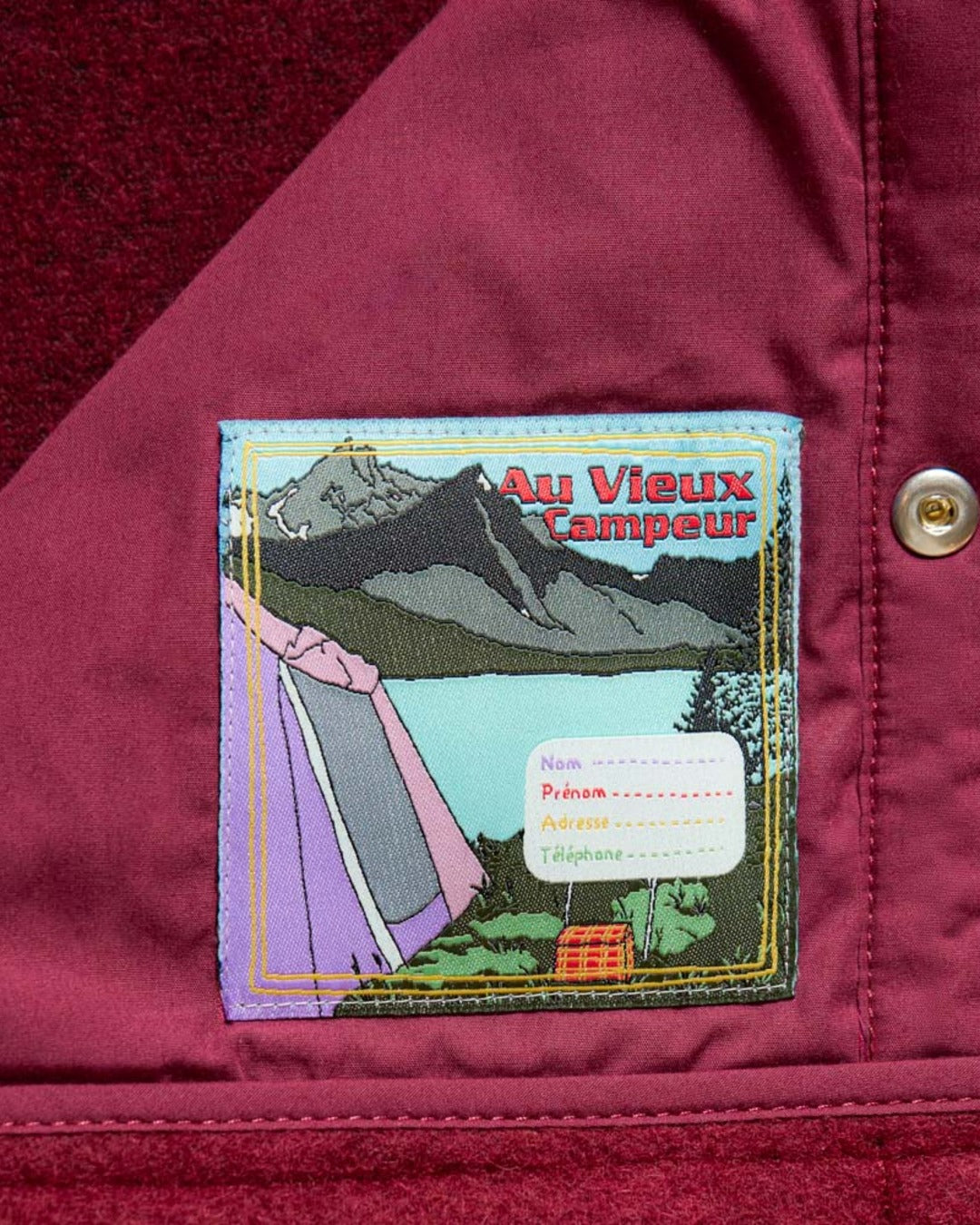 Au Vieux Campeur - Congés Payés - Maurice Jacket - Burgundy