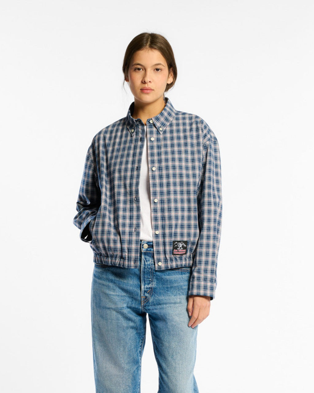 Au Vieux Campeur - Congés Payés - Claude checked jacket - Blue & White