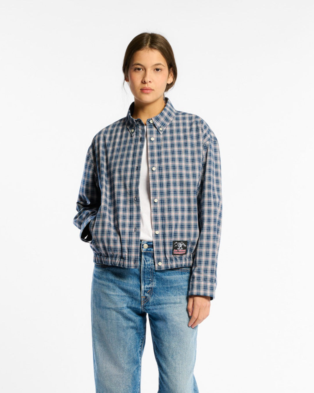 Au Vieux Campeur - Congés Payés - Claude checked jacket - Blue & White