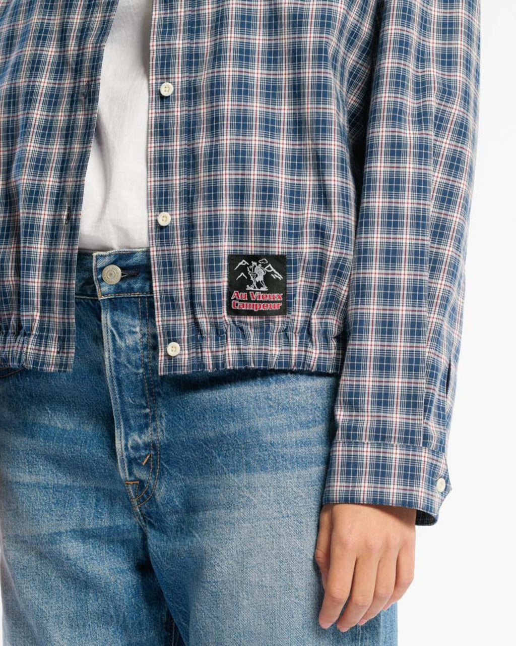 Au Vieux Campeur - Congés Payés - Claude checked jacket - Blue & White