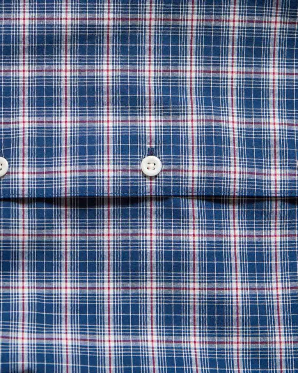 Au Vieux Campeur - Congés Payés - Claude checked jacket - Blue & White