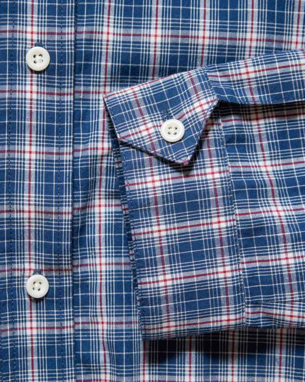 Au Vieux Campeur - Congés Payés - Claude checked jacket - Blue & White
