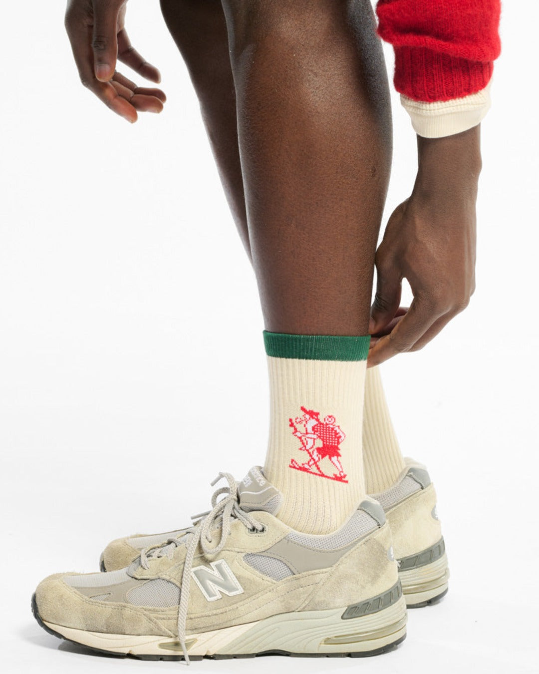 Au Vieux Campeur - Congés Payés - Marcheur Socks - Ecru