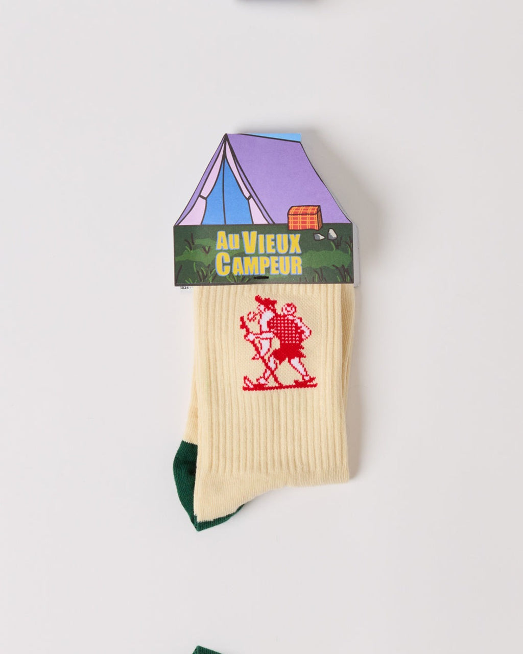 Au Vieux Campeur - Congés Payés - Chaussettes Marcheur - Ecru