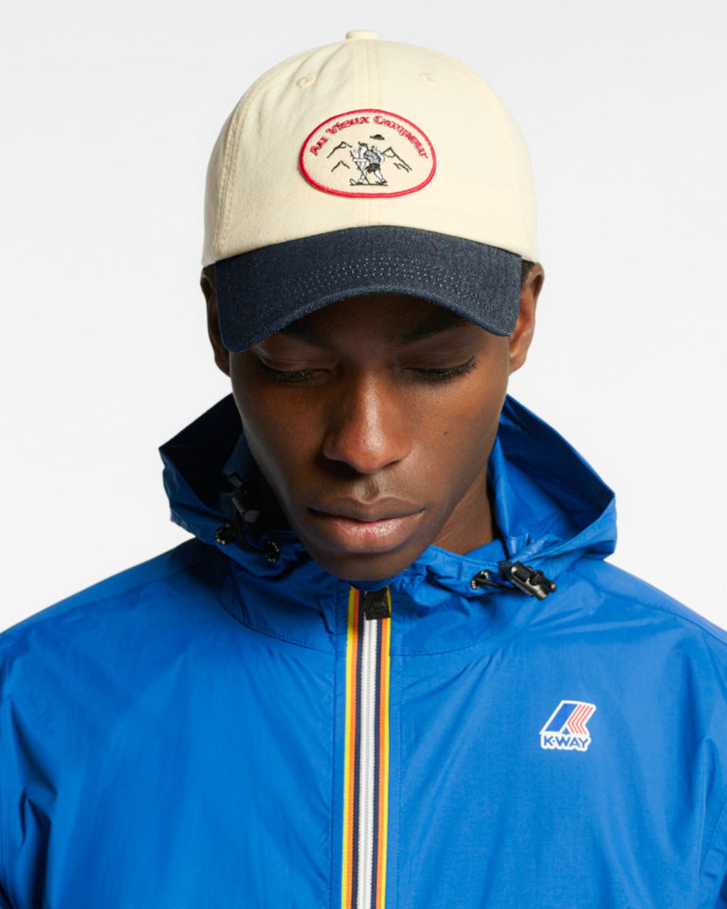 Au Vieux Campeur - Congés Payés - Casquette André - Bleu & Blanc