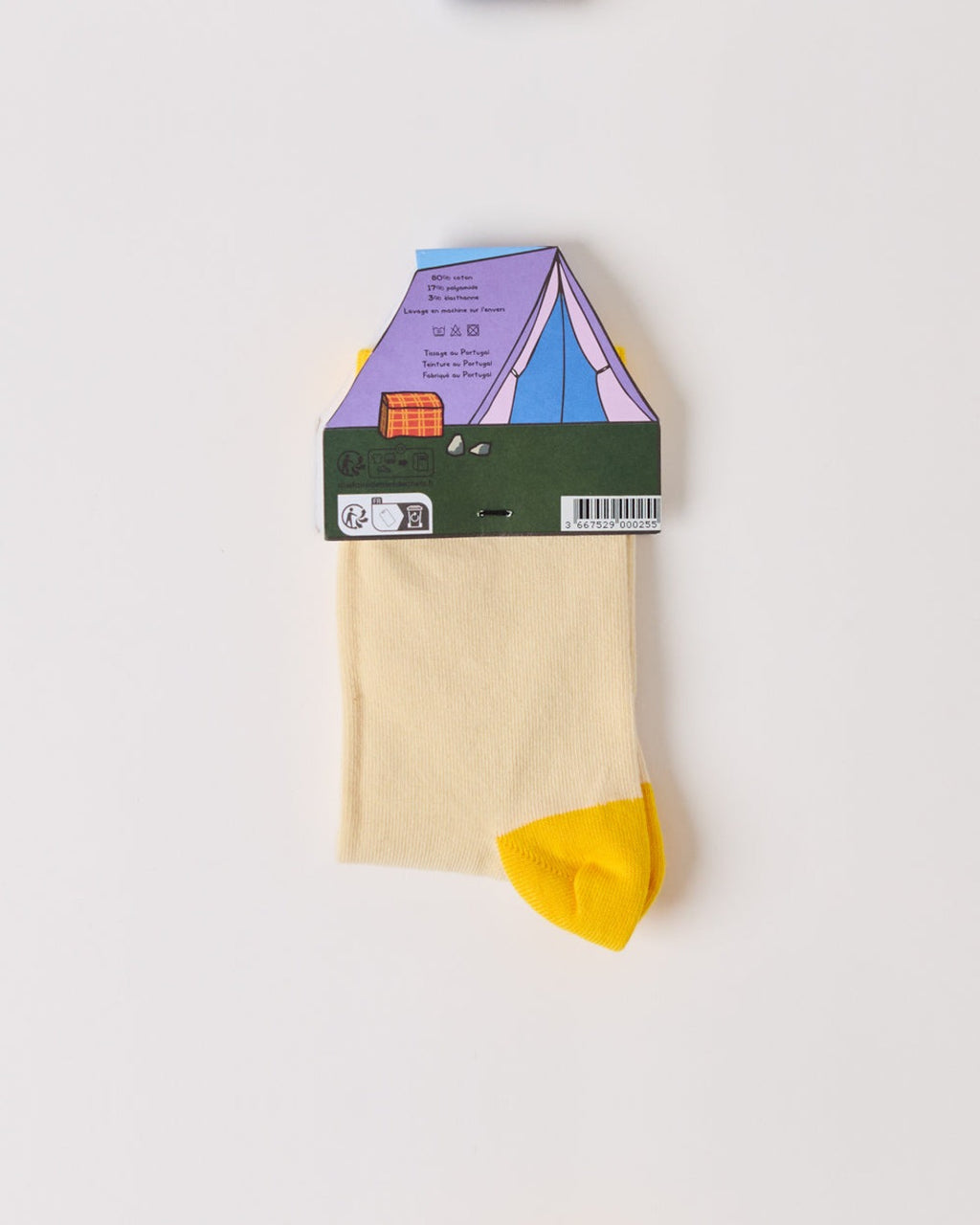 Au Vieux Campeur - Congés Payés - Au Vieux Campeur Socks - Yellow