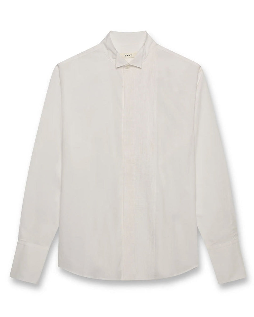 6397 - Chemise Micro Pleat Formal - Blanc