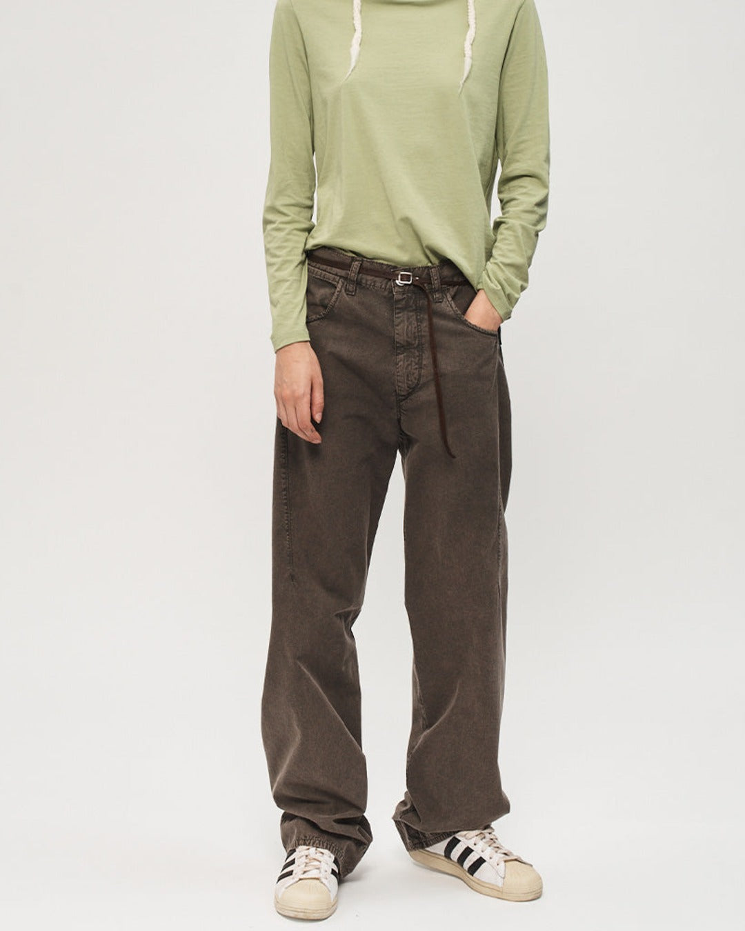 6397 - Pantalon Darted - Olive