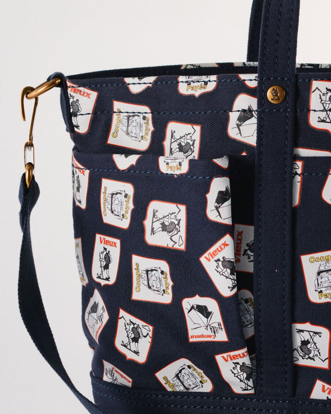 Au Vieux Campeur - Congés Payés - Après-ski Crest Tote - Navy