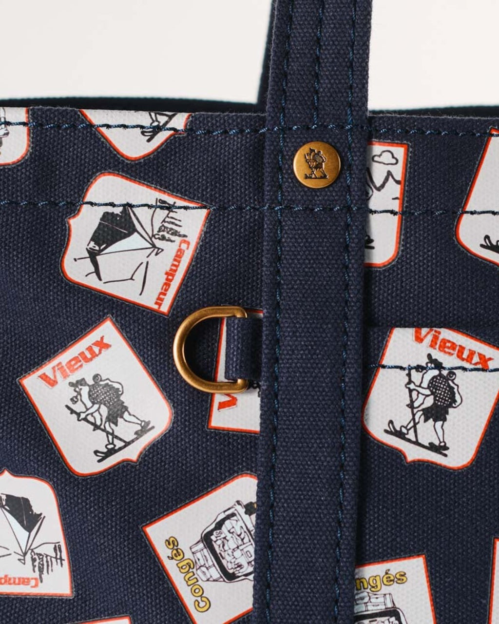 Au Vieux Campeur - Congés Payés - Après-ski Crest Tote - Navy